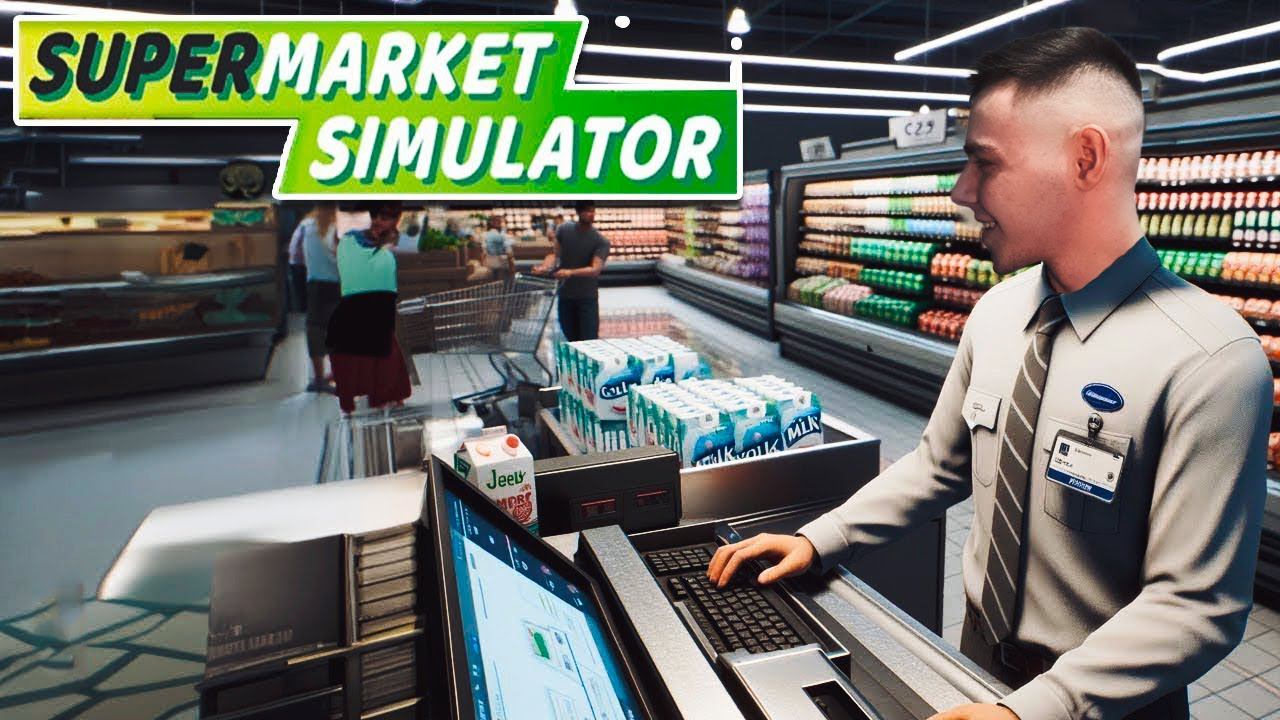ОТКРЫВАЕМ ДВЕРЬ НА СКЛАД (Supermarket Simulator)