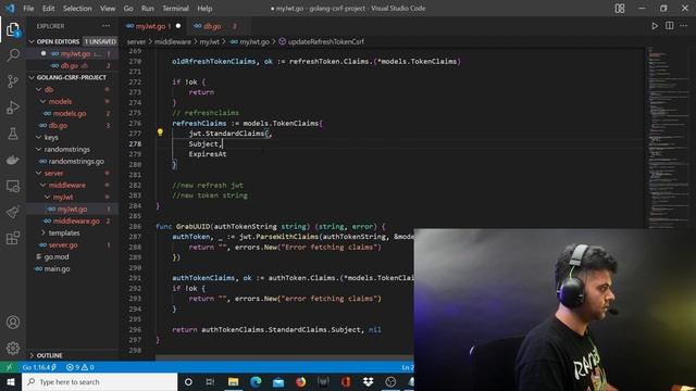 Golang Project Idea - CSRF Token Protection For API Security ??  PART - 15 #csrf-go