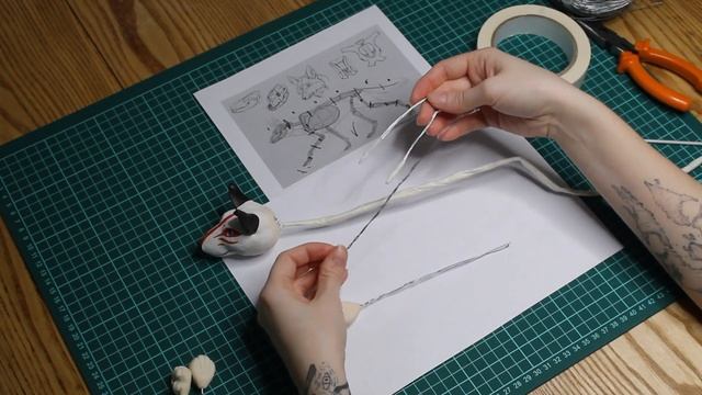 Игрушка в смешанной технике: Каркас смотреть онлайн