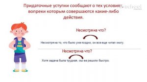 Русский язык. СПП с придаточным уступки. IX, XI классы