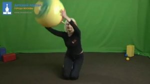 Комплекс упражнений с фитболом  для детей 3-4 лет