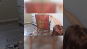 Decoupage Chair - How to Decoupage A Vinyl Chair.