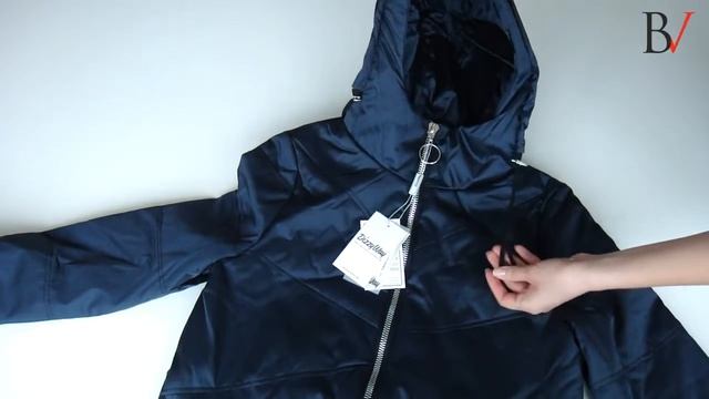 Обзор куртки на весну с капюшоном DizzyWay Магда - арт. 19124 смотреть онлайн