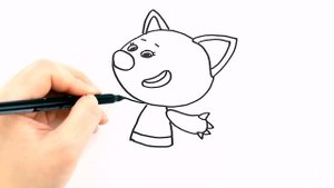 How to draw a Mimimishka. Мультик раскраска Ми-ми-мишки  / MimiDom Art