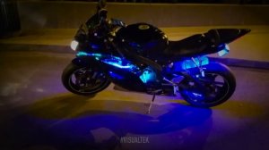 Prototype A  -  LumaTek Lightning - The World's First 24-Bit LED 3 Zone Motorcycle Display