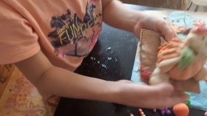 Показываю свои поделки из воздушного пластилина и солёного теста