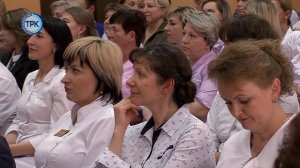 Новомосковские медики принимают поздравления с  праздником