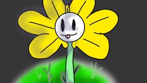 Флауи цветочек •|Speed paint|• анимация качания головы ~Undertale~