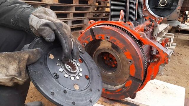 Установка маховика и сцепление.Перевернул венец. смотреть онлайн