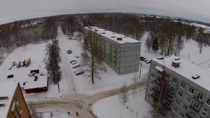 DJI Phantom 2 Vision+ Winter Tartu. Jaamamõisa 2016