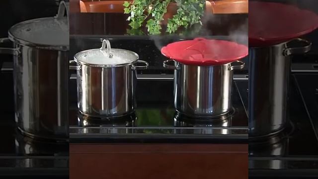 Anti-overflow pot lid смотреть онлайн