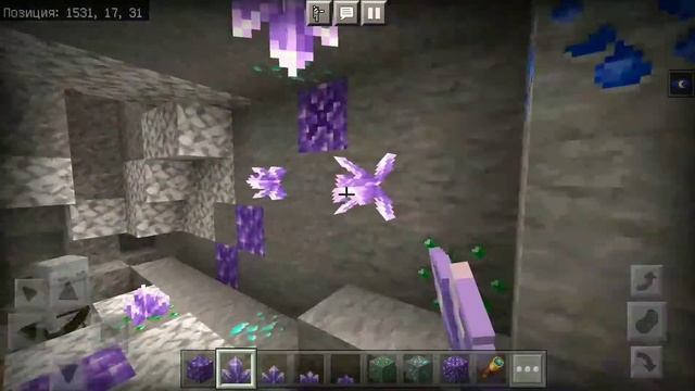 КАК ПОСТРОИТЬ ПЕЩЕРУ ДРАГОЦЕННЫХ КАМНЕЙ В МАЙНКРАФТ BEDROK | СОЗДАНИЕ БИОМОВ смотреть онлайн