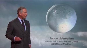 Prince Charles and Camilla Parker Bowles are weather presenters