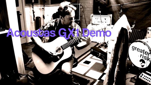 Acoustas GX1 Demo with A/B Comparison of LR Baggs pickup смотреть онлайн