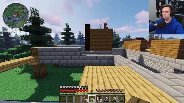 МАЙНКРАФТ 1.14.4 C МОДАМИ #6 | Начало строительства Красивого Дома! ВЫЖИВАНИЕ С ДРУЗЬЯМИ В Minecraf смотреть онлайн