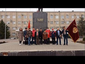 Празднование россошанскими коммунистами 104 годовщины Великой Октябрьской Социалистической Революции