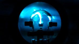 Раритетная и старая дуговая ртутная лампа необычной конструкции