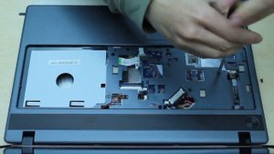 acer aspire 5733z disassembly remove hard drive/motherboard/keyboard etc..