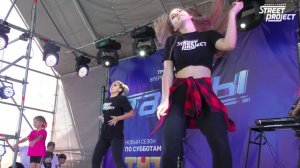 Выступление на акции «Танцевальная гонка» | ШКОЛА ТАНЦЕВ STREET PROJECT | ВОЛЖСКИЙ