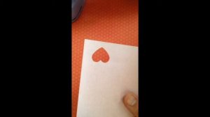 Фигурный дырокол "сердце" 2,5 см