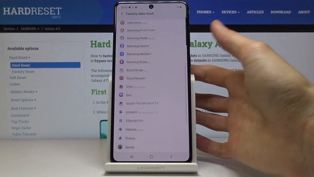 How to Hard Reset SAMSUNG Galaxy A71 – Remove Data / Restore Settings смотреть онлайн
