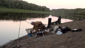 Рыбалка на фидер на реке Сосьва Гаринский р-н 135 км 15.07.2021