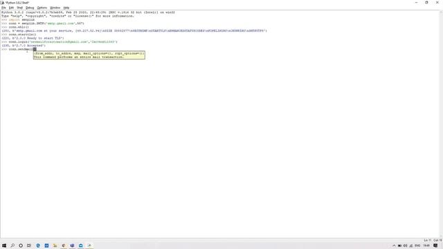 Email automation Using Python
