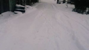 #Лайфхак чистки снега /Как мы чистим свою дорогу /Чем быстро #почистить #снег