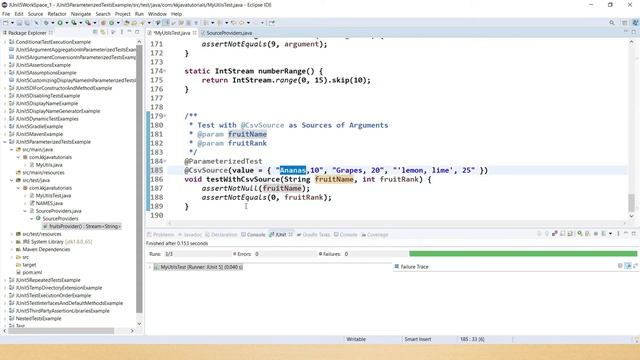 Parameterized Tests with @CsvSource in JUnit 5 || @CsvSource Annotation in JUnit