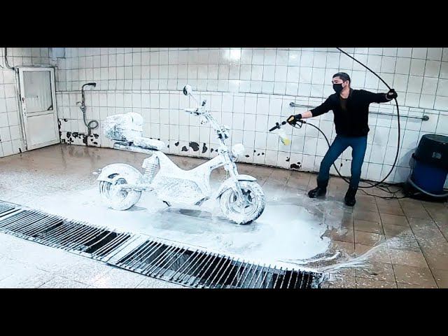ЭЛЕКТРОСКУТЕР SkyBoard BR-50 в городе. Тест-драйв РАБОТА-ДОМ-РАБОТА + МОЙКА