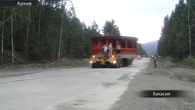 Ремонт дороги Абакан-Саяногорск возобновился смотреть онлайн