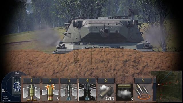 ПРОБИВАЕМ ТАНКИ ЧЕРЕЗ ЗЕМЛЮ в War Thunder смотреть онлайн
