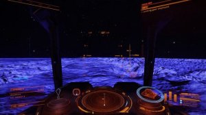 Elite Dangerous - 10G Planet """Landing"""