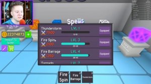 НЕПОБЕДИМЫЙ БОСС ДЕМОН В СИМУЛЯТОРЕ МАГИИ! | Roblox