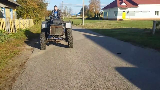 Самодельный трактор 4×4 1.9d 65 л/с