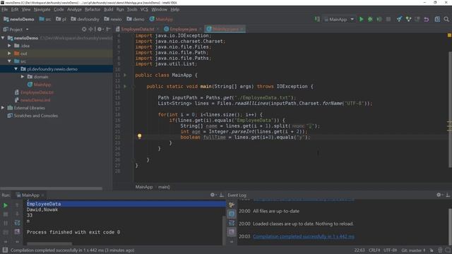 Zapis i odczyt plików | Java PL