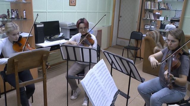 Третья часть Квартета № 2 для двух скрипок, альта и виолончели. Музыка Владимира Сидорова (соч. 29) смотреть онлайн