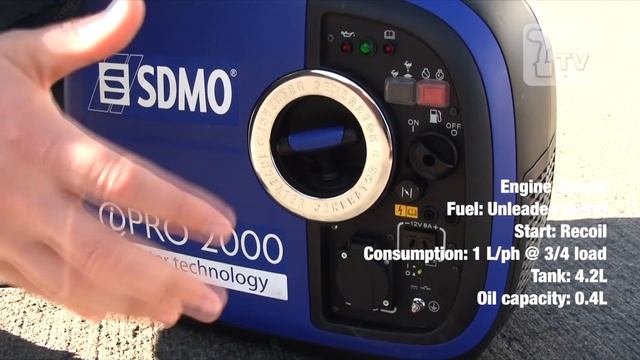 SDMO Inverter PRO 2000 Portable Generator смотреть онлайн