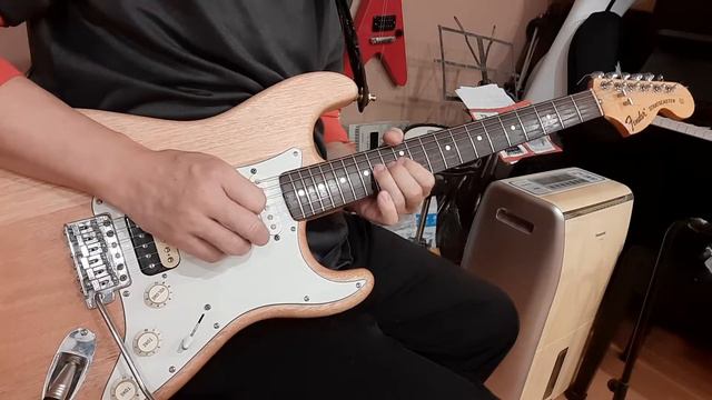 C Ionian ballad jam with my fender japan 72 r stratocaster and Suhr DSH pickup and okoume body смотреть онлайн