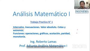 Clase de Análisis Matemático 26/03/2024 - UNJU FI