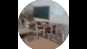 Видео из ижевской школы. Слышны звуки выстрелов.