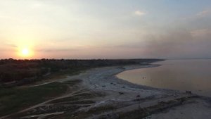 Куяльницкий лиман. Одесса. Вид с высоты Dji phantom 3 Professional 4K video. #fau1