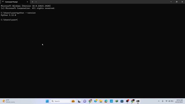 How to install numpy, pandas and matplotlib Python libraries on Windows 10/11