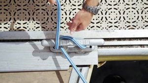 Крепление швартового на утку