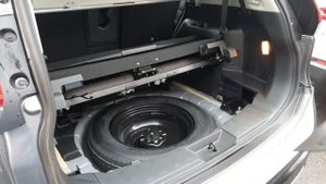 How to access the Spare Wheel with a 7 Seat Nissan X-Trail