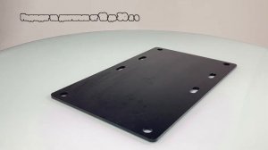 Переходная пластина двигателя Lifan и Loncin на снегоход буран