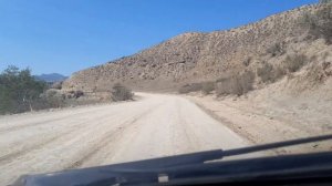 Объездная дорога через село Хубар к катерам Сулакского каньона