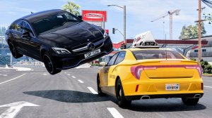 Автокатастрофы на высокой скорости #179 - BeamNG Drive