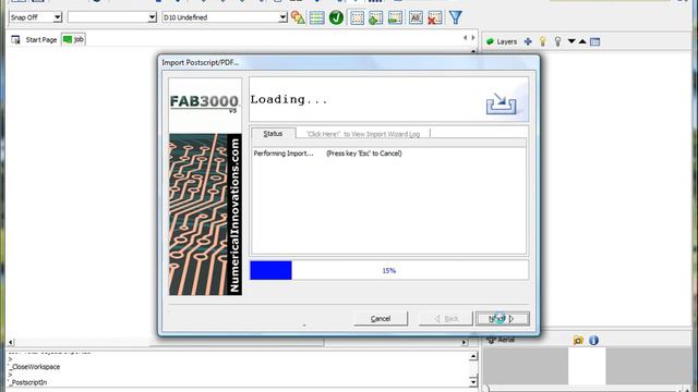 FAB 3000: Import Postscript File смотреть онлайн