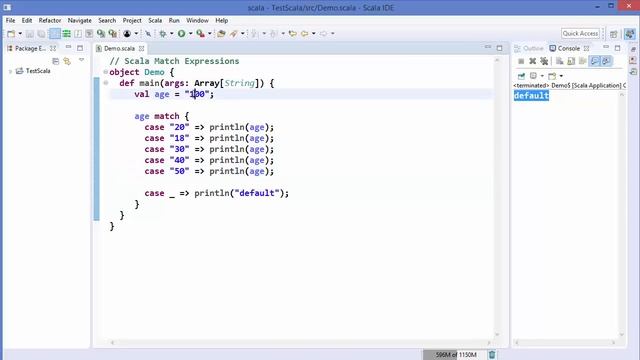 Scala Tutorial 10 - Match expressions